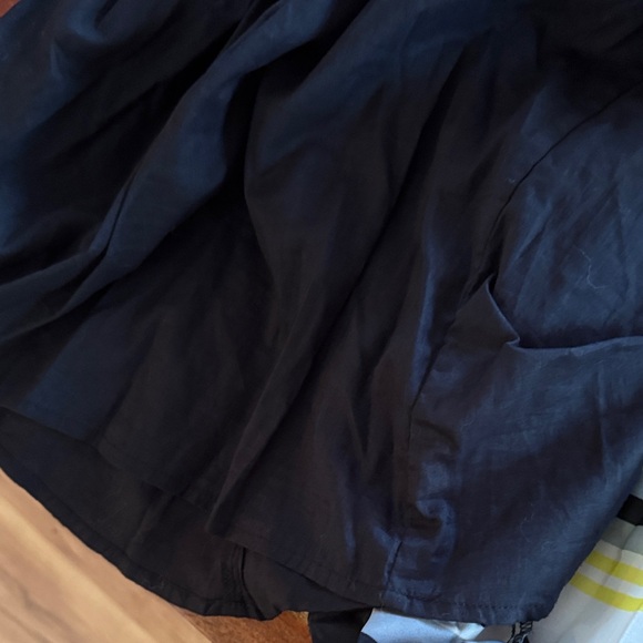 Free People Navy, white and Yellow Striped Maxi Dress - Picture 7 of 9